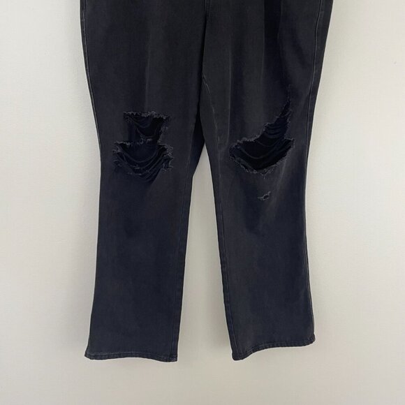 Judy Blue High Rise 90's Straight Leg Distressed Jeans Size 22W - Picture 5 of 6